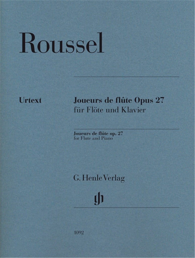 Joueurs de flûte, Opus 27 für Flöte und Klavier